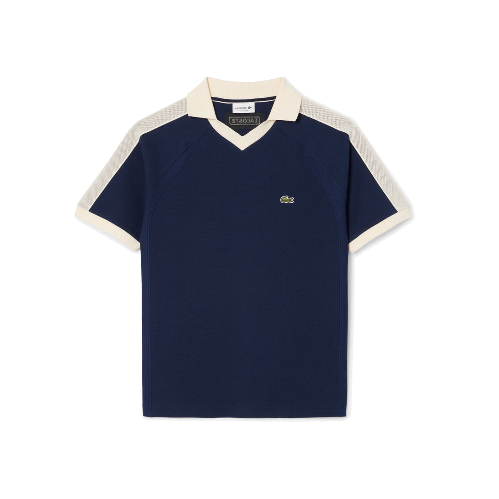 Classic Fit Piqué Panel Polo Shirt